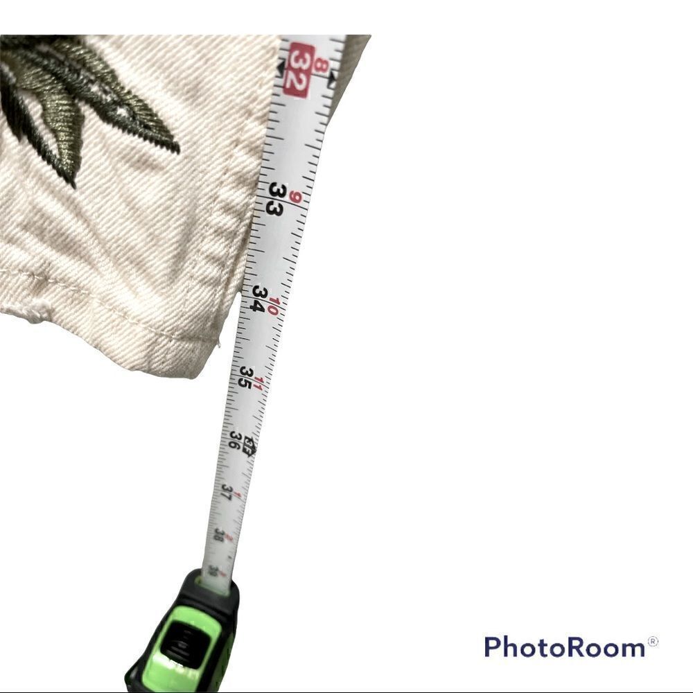 𝅺TOP shop moto mom high waisted cream colored  jeans size 26 - Picture 4 of 6